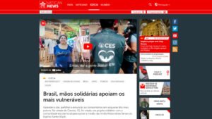 Vatican News divulga CES Mãos em Ação internacionalmente