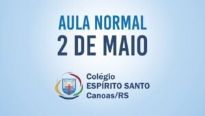 Aula normal no CES em 2 de maio
